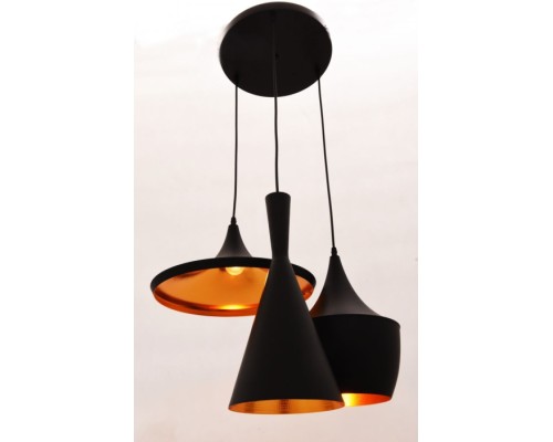 Подвесной светильник Foggi LDP 7712-3 BK Lumina Deco