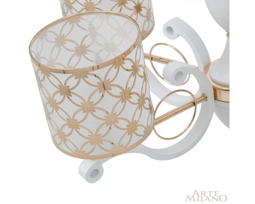 Подвесная люстра Florentia-3097 303097/6 Wh/Gd Arte Milano
