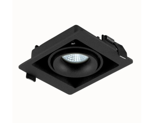 Точечный светильник Lumme DL18615/01WW-SQ Shiny black/Black Donolux