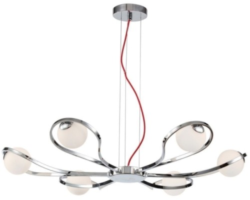 Подвесная люстра Moderno 3020 3020/6S Chrome/White Luce Solara