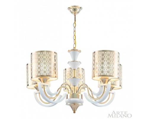 Подвесная люстра Florentia-8857 308857/5 Wh/Gd Arte Milano