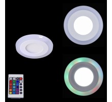 Точечный светильник  50503-9.0-001TM LED3+3W  WH/DL+RGB Reluce