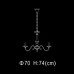 Подвесная люстра 8239 SD8239-6A Illuminati