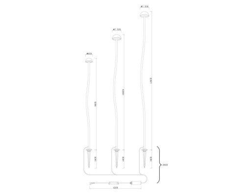 Грунтовый светильник Motus A1081PA-3WH Arte Lamp