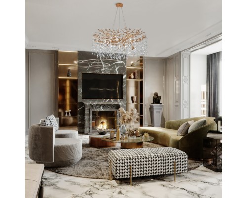 Подвесная люстра Milano-1 23110.1000.14.G9.B IB Arte Milano