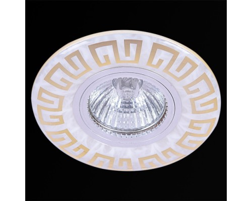Точечный светильник  09504-9.0-001MN MR16+LED3W WH/GD Reluce