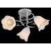 Потолочная люстра 11452 11452/3C WHITE GOLD Natali Kovaltseva