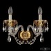 Бра 5402 5402B/2/165 G Amber/M-1G Bohemia