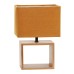 Интерьерная настольная лампа  UML-B401 E27 ORANGE/WOOD Uniel