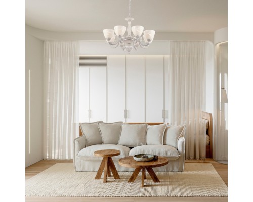 Подвесная люстра AM343659 343659/8 WT+SL Arte Milano