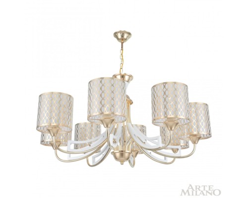 Подвесная люстра Florentia-3387 303387/8 Wh/Gd Arte Milano