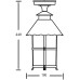 Потолочный светильник уличный CAIOR 1 81505A Bl Oasis Light