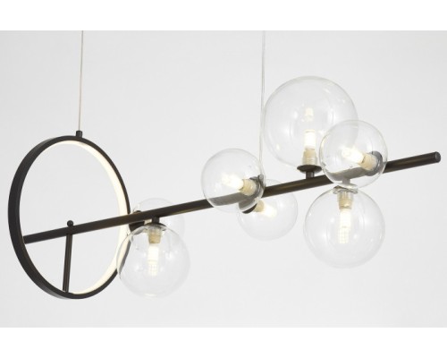 Подвесной светильник Merido LDP 7033-7 BK+CL Lumina Deco