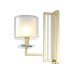 Бра Nicolas NICOLAS AP1 GOLD/WHITE Crystal Lux