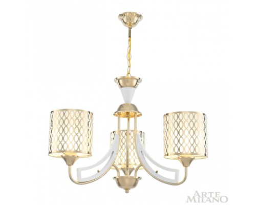 Подвесная люстра Florentia-3387 303387/3 Wh/Gd Arte Milano