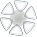 Потолочная люстра Smart Home LED LAMPS 81215 Natali Kovaltseva
