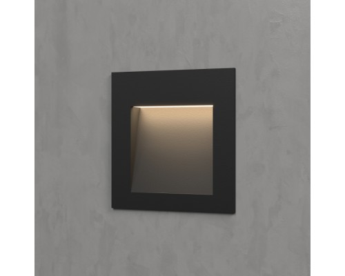 Встраиваемый светильник уличный Step 6 MRL LED 1103 чёрный Elektrostandard