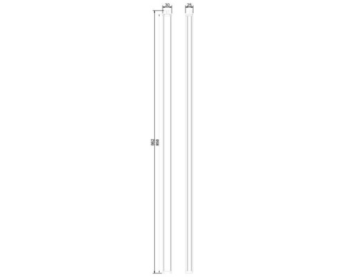Настенно-потолочный светильник Cabinet luminaire square 687041 Deko-Light