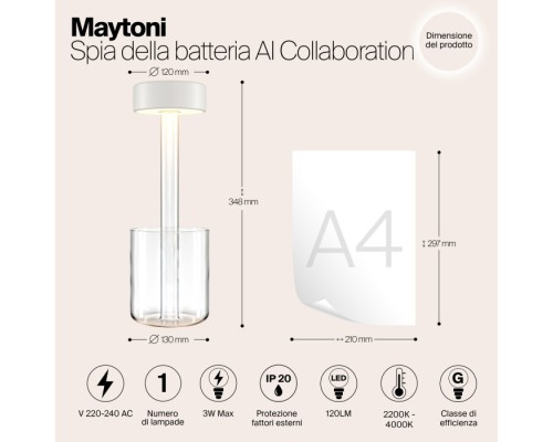 Интерьерная настольная лампа AI Collaboration MOD229TL-L3W3K1 Maytoni