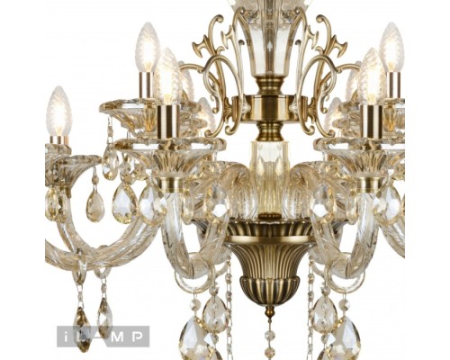 Подвесная люстра Asia 61079-8+4 BR iLamp