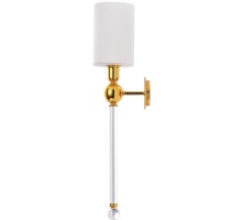 Бра Mirabella MIRABELLA AP1 GOLD/WHITE Crystal Lux