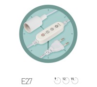 Светильник для растений  FITO-Time Holder E27 1.5 м ЭРА