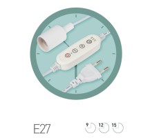 Светильник для растений  FITO-Time Holder E27 1.5 м ЭРА