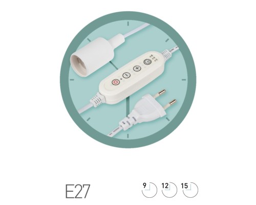 Светильник для растений  FITO-Time Holder E27 1.5 м ЭРА