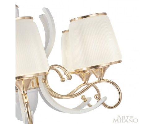Подвесная люстра Florentia-3857 303857/8 Wh/Gd Arte Milano