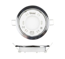 Точечный светильник  GX53/H2 CHROME 10 PROM Uniel