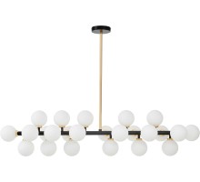 Потолочная люстра Marsiada LDP 6033-24 BK+GD Lumina Deco