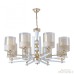 Подвесная люстра Florentia-6087 306087/8 Wh/Gd Arte Milano