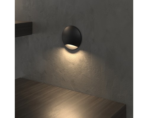Встраиваемый светильник уличный Step 3 MRL LED 1104 чёрный Elektrostandard