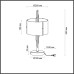 Интерьерная настольная лампа Margaret 5415/2T Odeon Light