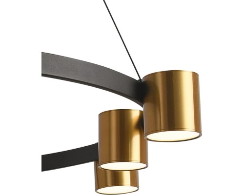 Подвесная люстра Loft Led LED LAMPS 81129/7C BRASS BLACK Natali Kovaltseva