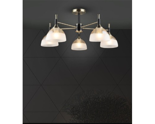 Потолочная люстра Olis WD3617/5C-AB-BK-WT Wedo Light