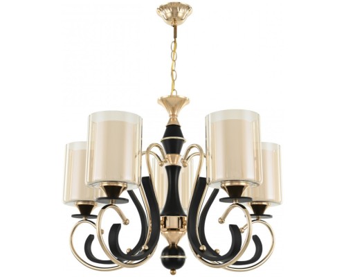 Подвесная люстра Florentia-2237 302237/5 Bk/Gd Arte Milano