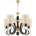 Подвесная люстра Florentia-2237 302237/5 Bk/Gd Arte Milano