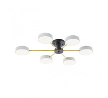 Потолочная люстра Ferrara 252006/6 Bk/Wh Arte Milano