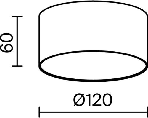 Потолочный светильник Zon C032CL-12W3K-RD-MG Maytoni