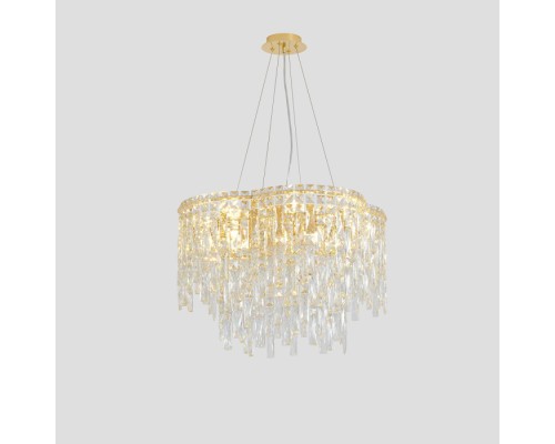 Подвесная люстра Abril ABRIL SP12 GOLD Crystal Lux
