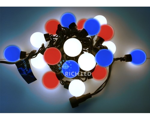 Гирлянда  RL-S5-20C-40B-B/WBR Rich LED