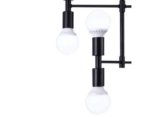 Потолочная люстра Loft Lux LOFT LUX 75129/12C BLACK Natali Kovaltseva