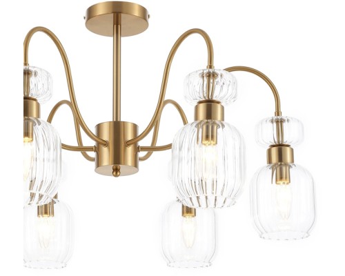 Потолочная люстра Gloss 1141/6PL Clear Escada