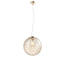 Подвесной светильник Mayo MAYO SP1 D300 GOLD/AMBER Crystal Lux