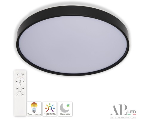Потолочный светильник Toscana 3315.XM302-2-374/24W Black APL LED