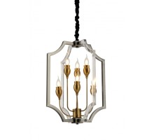 Подвесной светильник Modesco LDP 8014-3+3 BK+AK Lumina Deco