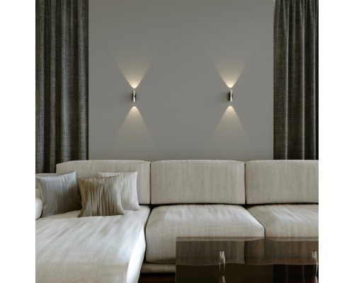 Бра Steel 40109/LED чёрный/сталь Elektrostandard