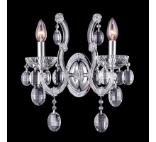Бра Hollywood HOLLYWOOD AP2 CHROME Crystal Lux