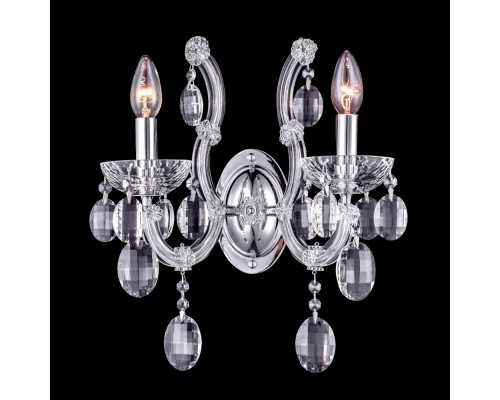 Бра Hollywood HOLLYWOOD AP2 CHROME Crystal Lux